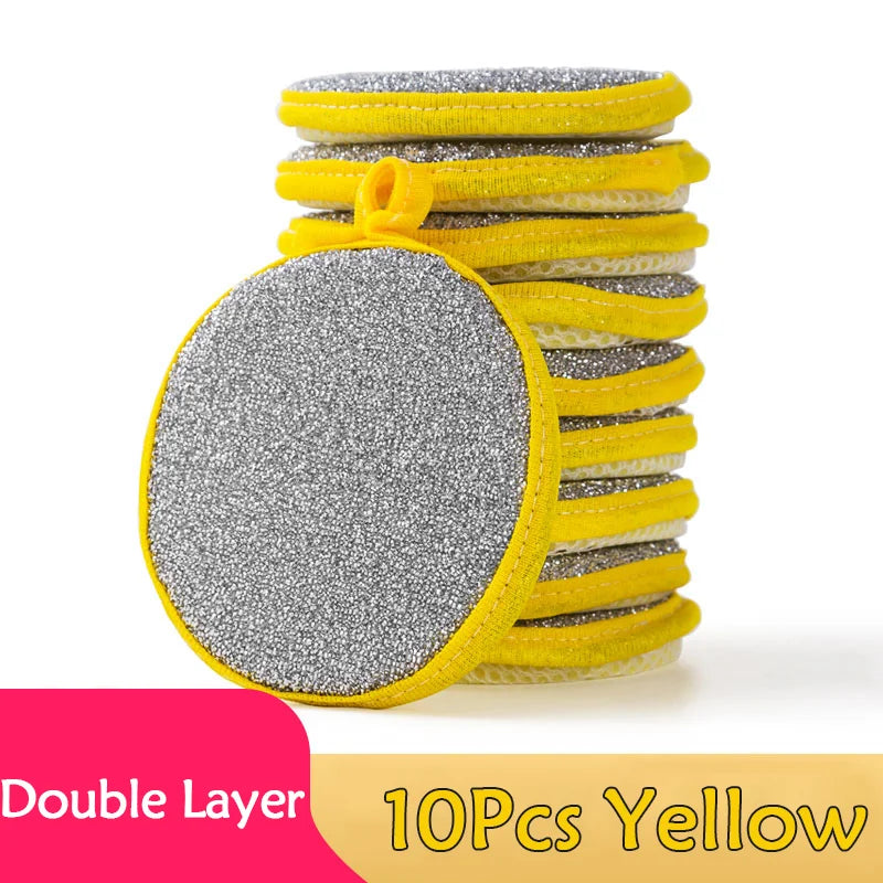 5/10/20Pcs Double Side Dishwashing Sponge and Dish Washing Brush.  Pan,  Pot, Dish Washing  Sponges for Household Cleaning.