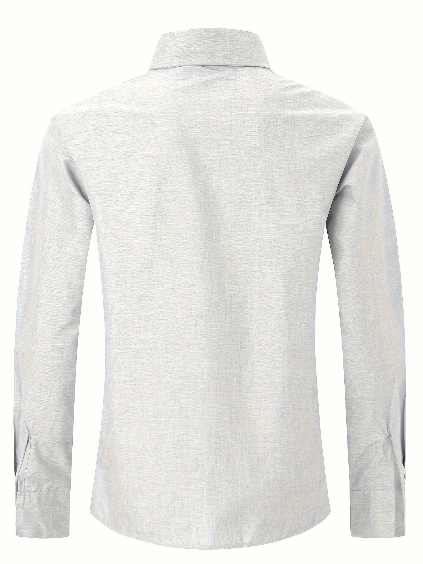 Men's Linen /Cotton Long-sleeved shirt,  Loose Undershirt,  Solid Colors,  plus Great FATHERS DAY Gift!!!