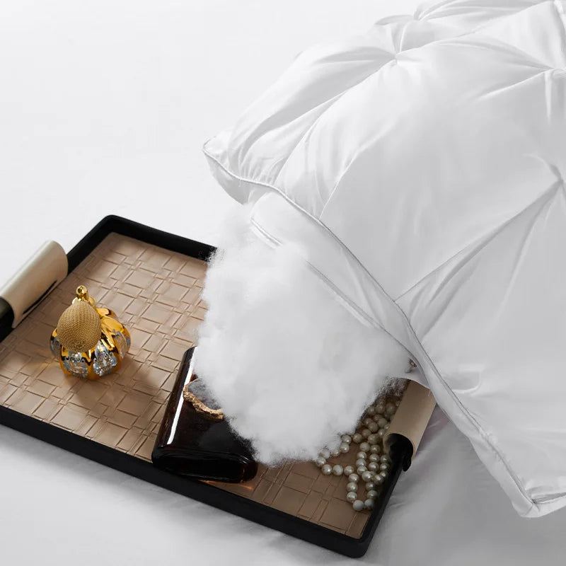 2-Piece Sleep Pillow Set, Soft Supportive Bed Pillows, Suitable for Back, Stomach, or Side Sleeping  and Luxury Hotel Pillows