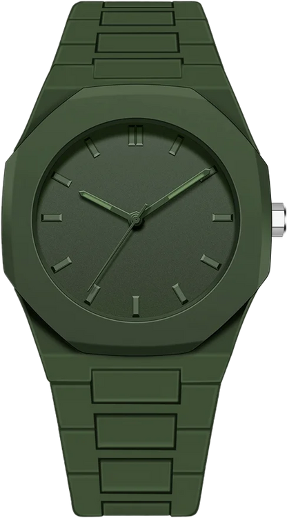 Mens watch, Quartz,  clean contemporary style.  Better picture in images.  Black watch with Black lettering is really low in stock.  Several other choices.
