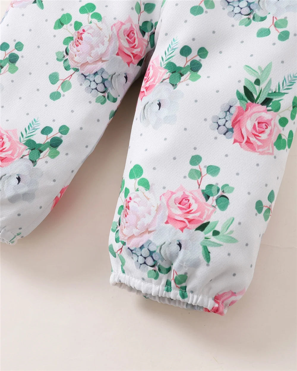 Newborn Baby Girl 3PCS Clotheing  Set with  Lettering.   Short Sleeved Romper+Flowers Pant+Bowknot,  Headband for weather.  Summer  Outfit