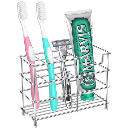 Bathroom Toothbrush Holder,  304 Stainless Steel Tooth Brush Holder,  Toothpaste Holder Stand, Bathroom Accessories Organizer