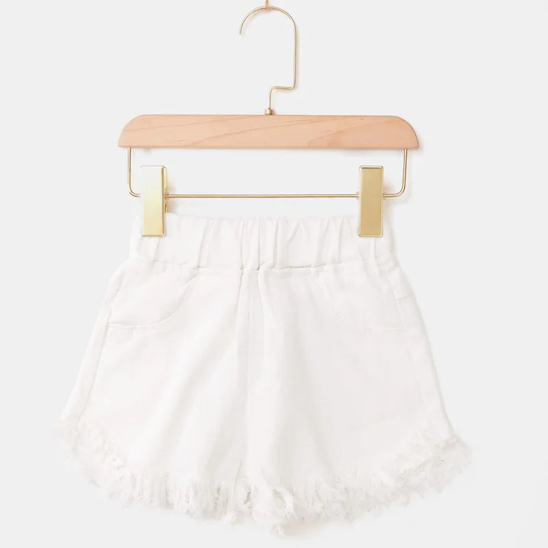 Baby Girls Summer Denim Clothing/ Shorts, Pants, Jeans, Clothes  for Girls.   Casual Short Trousers /Infant Bottoms