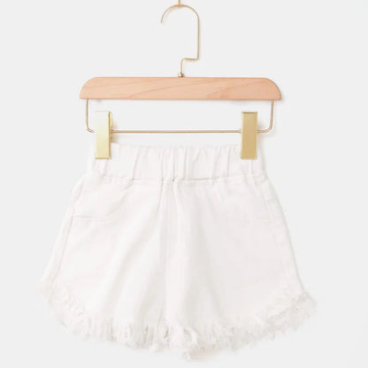 Baby Girls Summer Denim Clothing/ Shorts, Pants, Jeans, Clothes  for Girls.   Casual Short Trousers /Infant Bottoms
