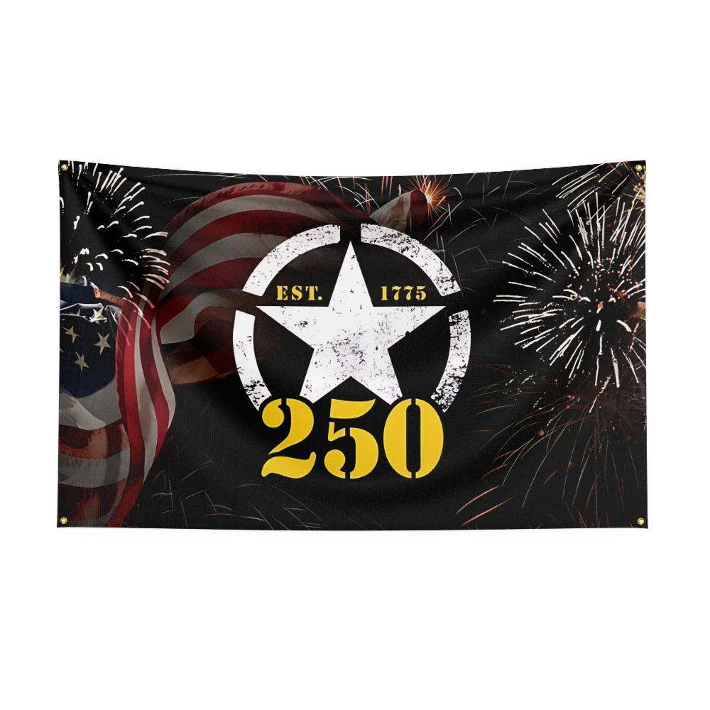 USA 250th Anniversary 1776 -2026 Semiquincentennial Flag,  Memorial DAY, Independence Day Flag, 250 Years US Birthday Outdoor Flag