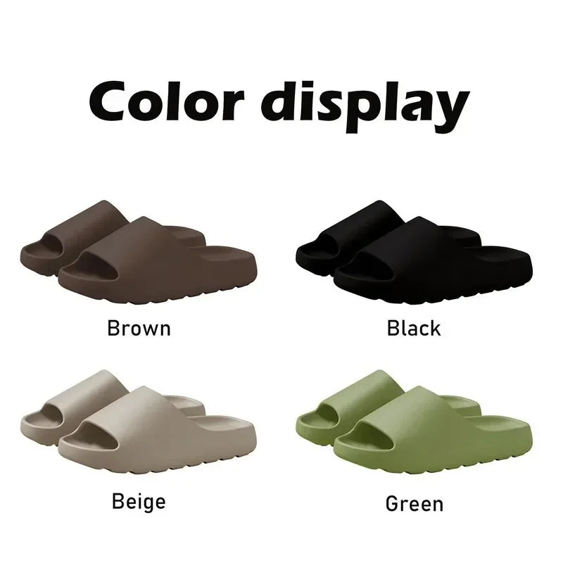 Coconut Slippers,  Cloud Thick-soled Sandals for  Summer Fashion.  Soft Bottom for Beach,  Mens Slippers / Women's Sandals, EVA Slides