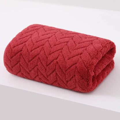 High quality thick velvet bath towels, soft and absorbent towels, sports beach towels for home and hotel use