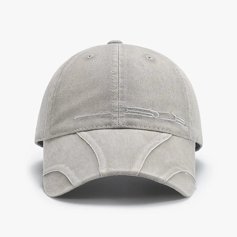 Trendy and cool personalized plain denim baseball cap, unisex, distressed washed sun hat, soft-top hat.  ONLY LT. BLUE is gone.  All others are good to GO.  My favorite solid color cap!!! Great Detail.