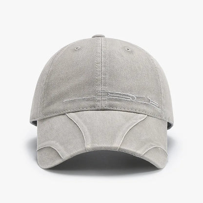 Trendy and cool personalized plain denim baseball cap, unisex, distressed washed sun hat, soft-top hat.  ONLY LT. BLUE is gone.  All others are good to GO.  My favorite solid color cap!!! Great Detail.