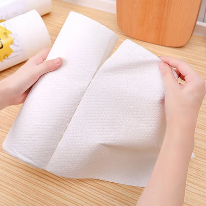 Kitchen Disposable Rags Non-Woven Reusable Cleaning Cloths Household Washing Towels Dishcloths Rag Wipes Cloth Cleaner Tools