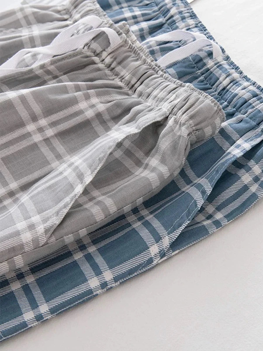 Men's Pajama Pants, Spring and Autumn Thin Trousers for Casual Summer. Large Sizes and Loose for Home or Outside