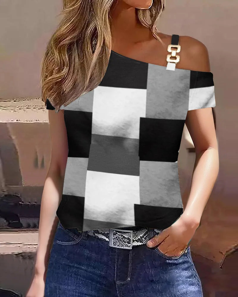 Women Elegant Short Sleeve Ruffles V Neck Blouse Casual Office Lady Loose Shirt Vintage Harajuku Bohemian Tops Streetwear Tunic