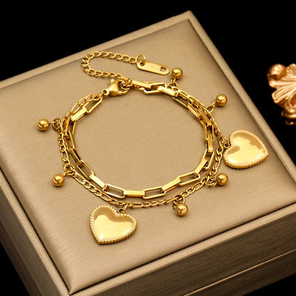 Stainless Steel Twisted Bracelet Bangles For Women.  Trendy 18K Gold Plated Wrist Chain,  Waterproof Jewelry Gift for MOTHERS DAY GIFT!!!