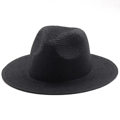 Large Size 56-58 59-60cm New Natural Panama Straw Hat Summer Men /Women Wide Brim UV Protection Fedora Sun Hat. There are 4 color /sizesthat are all gone.  Everything else is good. Great hat.  Id better find out what size I t
