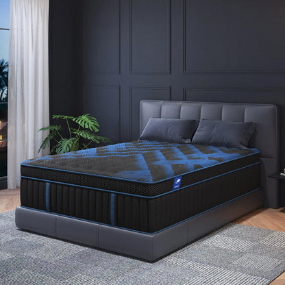12"Gel Memory Foam , Hybrid Pocket Spring Mattress,  Twin/ Full/ Queen /King Bed Mattress In A Box, Medium Firm Motion Isolation