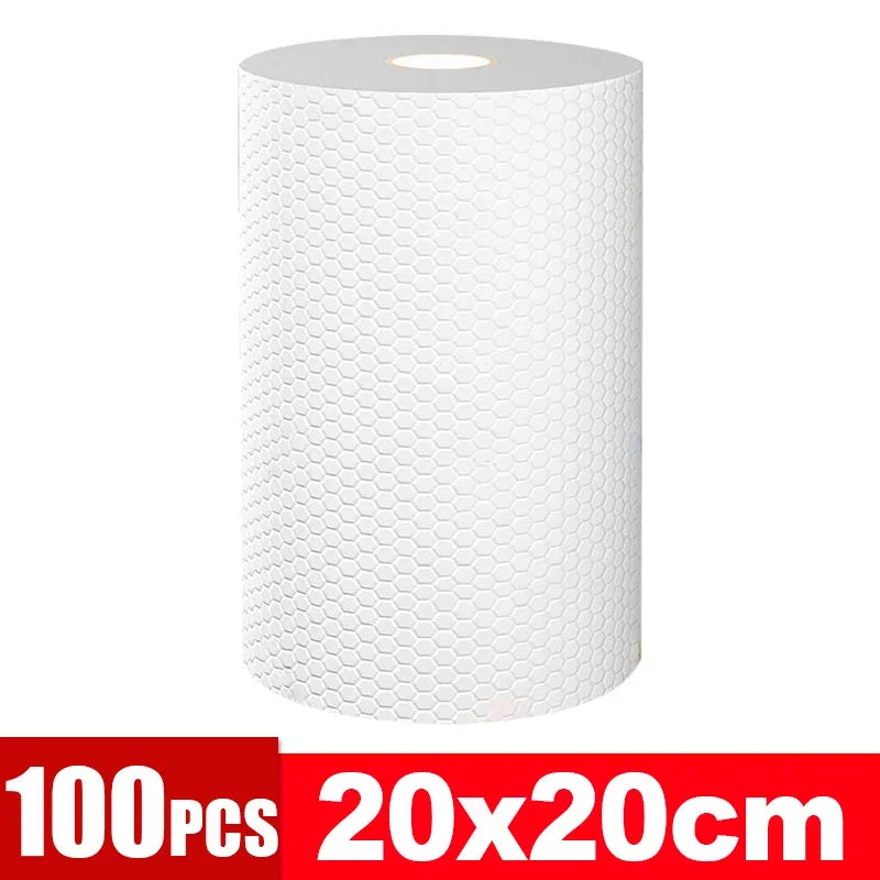 Kitchen Disposable Rags Non-Woven Reusable Cleaning Cloths Household Washing Towels Dishcloths Rag Wipes Cloth Cleaner Tools