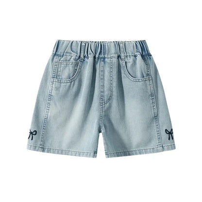 4-14Yrs, Girls Jeans  for Summer.  Girls Denim Shorts,  Trendy Casual Young Teenage Girls,  Shorts  for Junior Girls