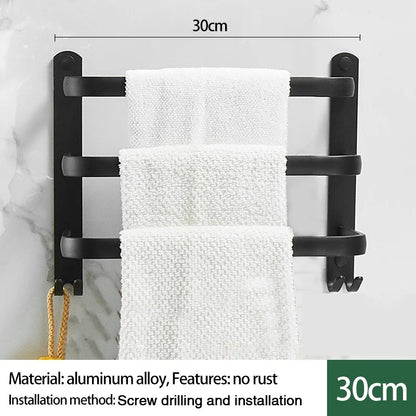 Single-layer/Double-layer/Triple-layer Towel Holder, Towel Storage,  Towel Rack  for Bathroom/Kitchen. Multi-layer Wall-mounted Towel Rack