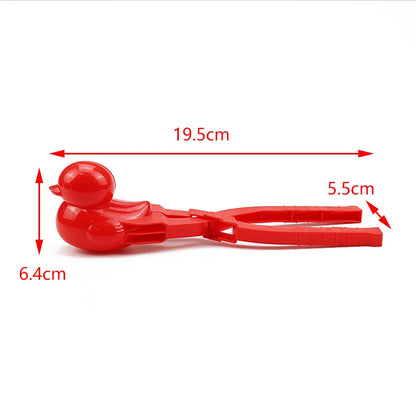 1Pc Duck Rice Mold DIY Snowball Maker Rice Ball Mold With Handle Winter Snow Toys Cute Animal Rice Shaper For Kids And Adults