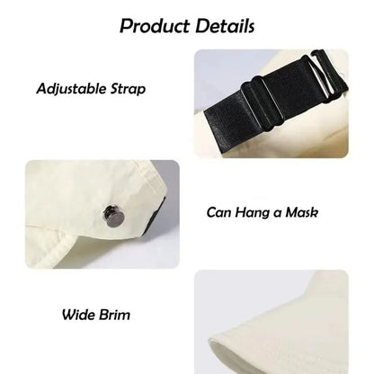 Foldable Wide Brim Sun Hat Sunsreen Adjustable Quick Dry HAT/SUN VISOR,  for Women/ MEN