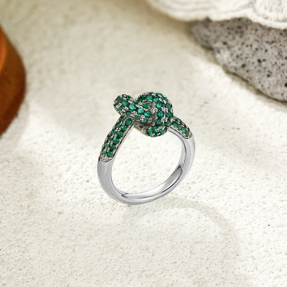 Colored Zircon  Intersection Ring, Classic  Design Style, Stainless Steel,  Waterproof,   Anti Fading.   LADIES Unique Jewelry Gift, and GREAT MOTHERS DAY Gift