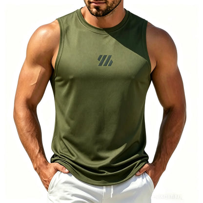 Men's Casual Fitness Tank Top. .  Sportswear Sleeveless Shirt. Mesh Breathable Tops.  Sports Vest Undershirt Mens sizing has to go UP 2 (TWO) SIZES for USA and EURO  SIZING.  NO RED Available!!!!