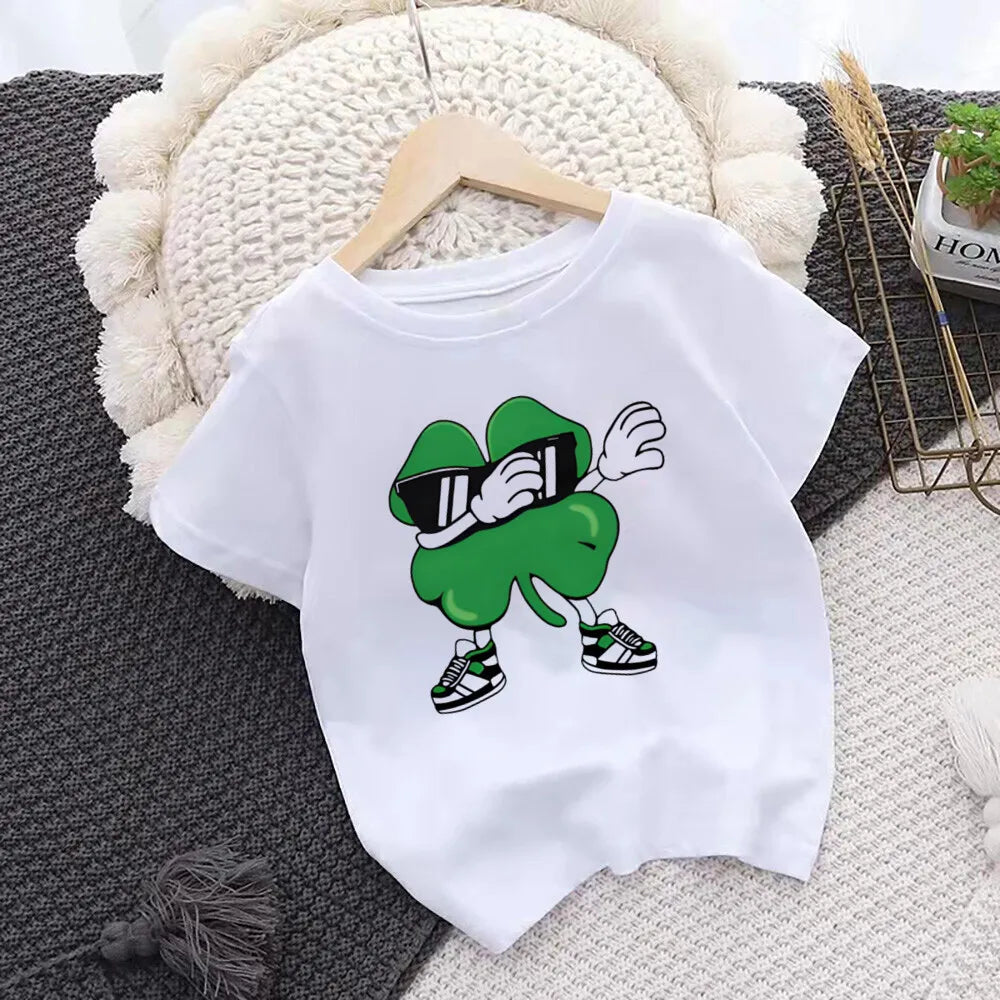 Mr Lucky Charm Print Kids T-shirt,  Children .  St. Patricks Day Shirt Boy/ Girl Clothes,  St. Patricks Day Toddlers  Outfits