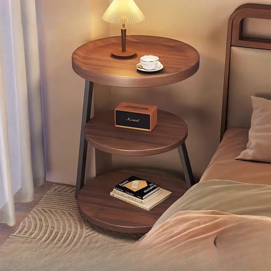 Vintage Coffee Table, Multi Tierd,  Small Round Side Table for Bedside, Living Room, any small space.