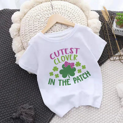 Mr Lucky Charm Print Kids T-shirt,  Children .  St. Patricks Day Shirt Boy/ Girl Clothes,  St. Patricks Day Toddlers  Outfits