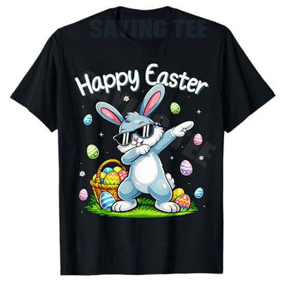 Happy Easter Day Girls/ Boys,  Easter,  Funny Dabbing Eggs,  Bunny T-Shirt, Rabbit,Cute