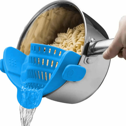 1pc, Strainer, Pot Strainer, Adjustable Clip On Strainer For Pots,  Pans And Bowls