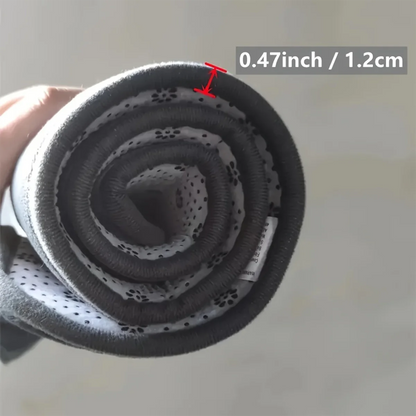 Solid color bathroom absorbent  mat,  thick sponge shower room non-slip mat,  flannel  and dirt-resistant.