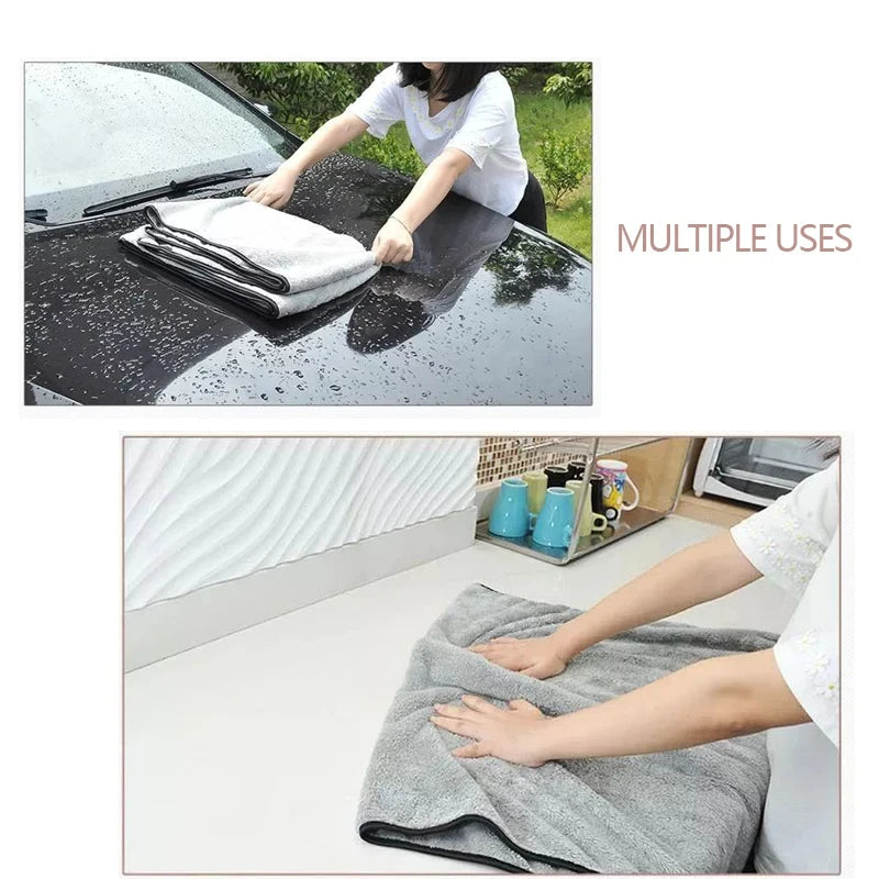 Microfiber Towel Car Wash Accessoriey. Super Absorbent Car Cleaning Cloth,Premium Microfiber Auto Towel