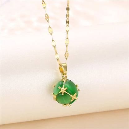 New In Light Luxury Zircon Crystal Stainless Steel Necklaces For Women. Sweet Female Clavicle Chain Jewelry.  Nice for everyday wear. Maybe nice for MOTHER/DAUGHTER Gift