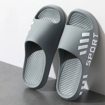 Summer Slippers For Men . Indoor/ Outdoor Sandals,  Beach Flip Flops,   Thick Sole Male Slides Summer, Non-Slip , Men Shower Slippers