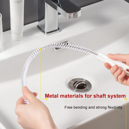 Pipe Dredging Brush hair colloection.  Sewer Sink Cleaning Brush /Drain Cleaner,  Flexible  tool