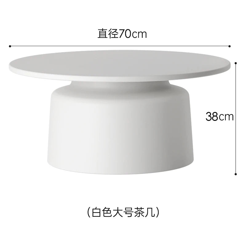 Luxury Simple Coffee Table Nordic Vintage Premium Aesthetic Side Table Creative Storage Table, Living Room Furniture
