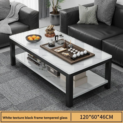 Tea table, living room, household, small apartment, next to sofa, office, marble patterned tea table,