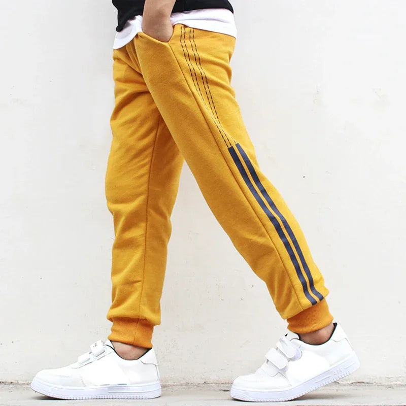 Kids Casual Sports Pant, Teens Running Pants.   Childrens  Cotton Soft Harem Pants For 5-13 Year Olds