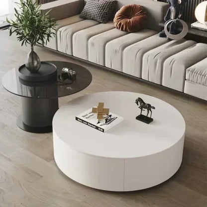 Coffee Table for Living Room Table, Nesting Neatly Round Coffee Tables,  Center Tables Living Room,  Balcony  Room Furniture