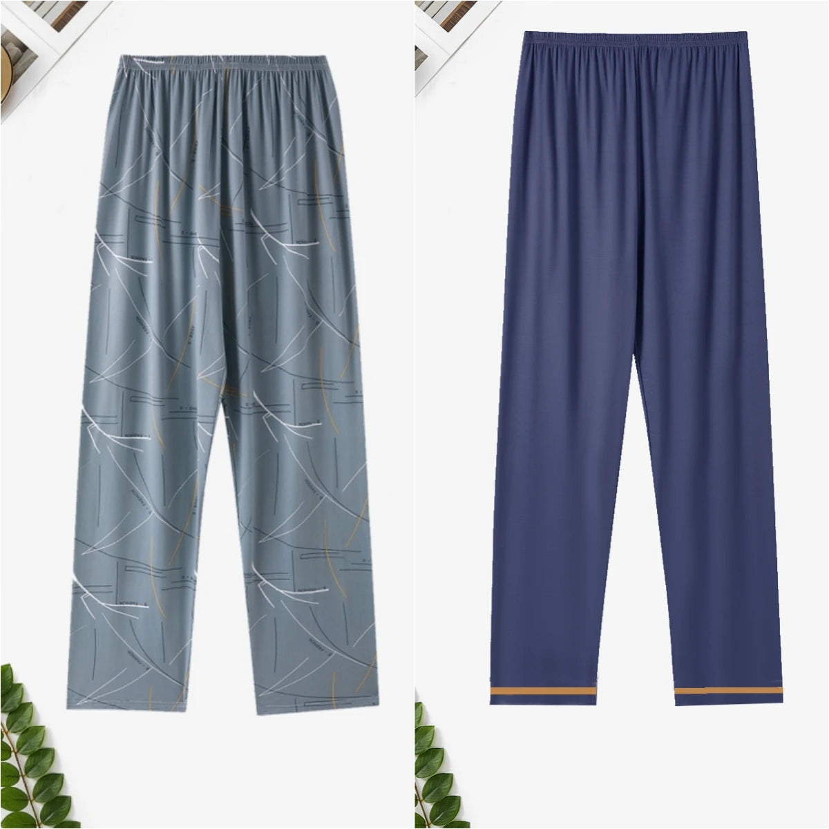 Mens Pajama Pants for Autumn and Winter, Spring & Fall. Can Be Worn Outside or  at Home