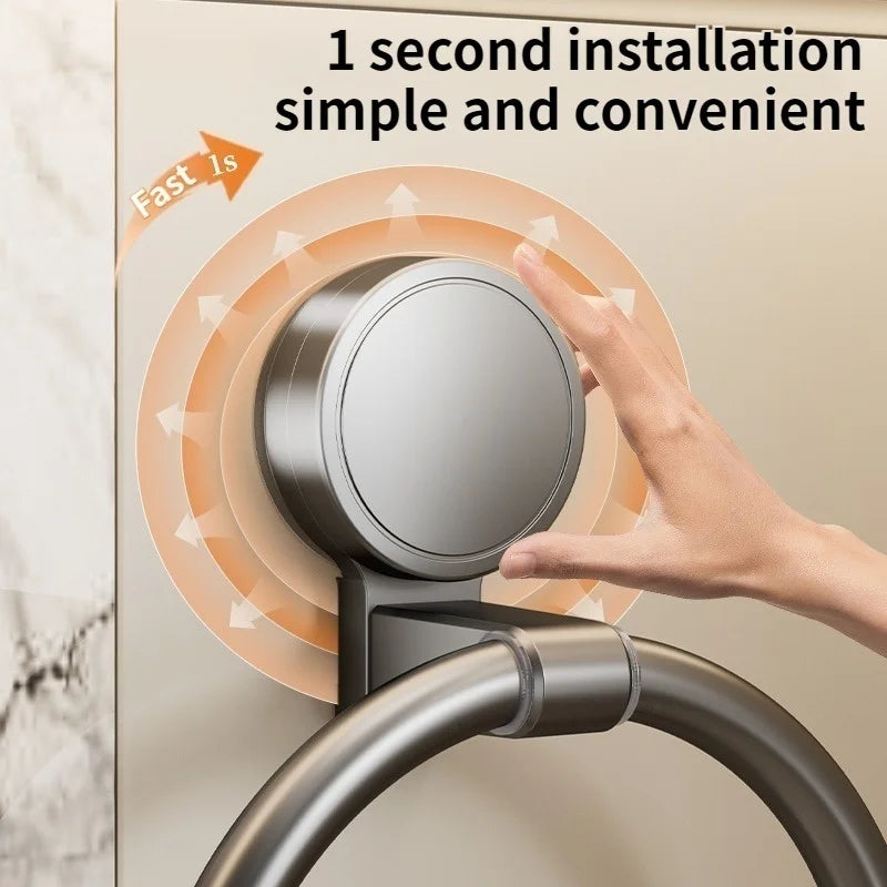 No Need To Drill,  Suction Cup bathroom towel ring,  Kitchen towel rings, toilet wall hanging hand towel ring,