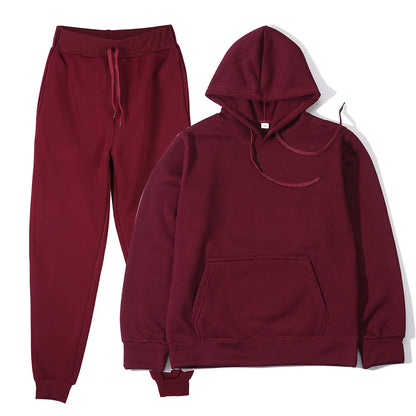 Men's Sports Sweat Suit  Fashion Tracksuit,  Womens  Hoodies + Pants,  Two Pieces Sets for  Running, Casual Sweatshirts Sweatpants Men's Clothing