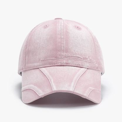 Trendy and cool personalized plain denim baseball cap, unisex, distressed washed sun hat, soft-top hat.  ONLY LT. BLUE is gone.  All others are good to GO.  My favorite solid color cap!!! Great Detail.