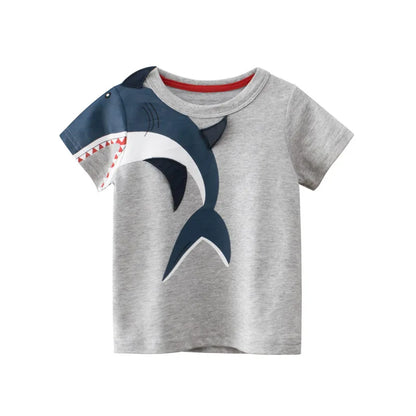 Children Short Sleeve T-shirts Version,  Kids Clothing,  Boy Baby Cotton Tees, 2-9 Years, Summer  Tops