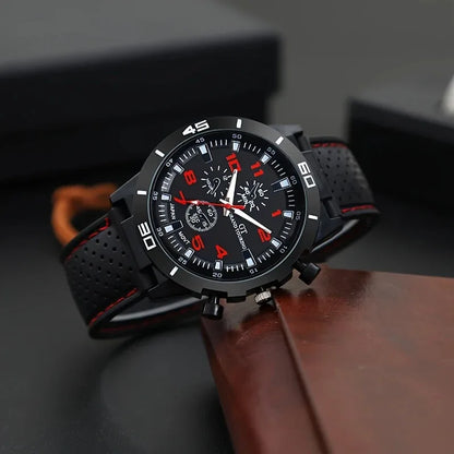 5 pieces of men's quartz watch set, perfect as a FATHERS DAY gift, OR ANY OTHER GIFT for another occasion