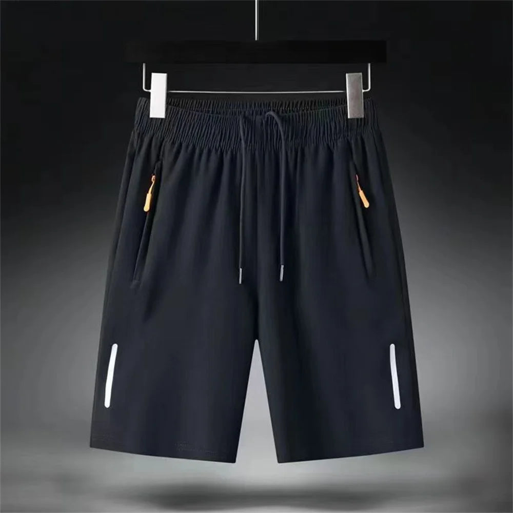 Men's Summer,  Ultra-thin Ice Silk Beach Casual Shorts.  Quick Dry Joggers,  Zipper, Loose,   Short  SweatPants.  Dont Forget FATHERS DAY GIFTS, Grandfathers Day Gifts!!!