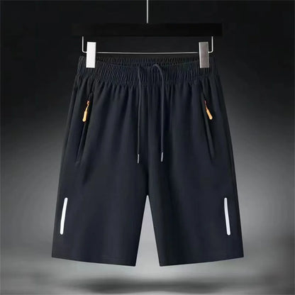 Men's Summer,  Ultra-thin Ice Silk Beach Casual Shorts.  Quick Dry Joggers,  Zipper, Loose,   Short  SweatPants.  Dont Forget FATHERS DAY GIFTS, Grandfathers Day Gifts!!!