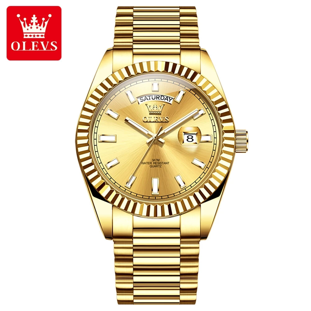 Men's Watch,  Top Brand Luxury Wrist Watch For Men , Fashion Rose Gold,  Stainless Steel,  Waterproof Watch, Day /Date /Quartz Clock.  Good availabilty!!!