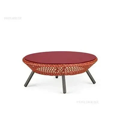 Luxury Rattan Outdoor Garden Sofa/Chair for Courtyard.  Backrest Armchair Sofa Leisure  Rattan Single Sofa /Chair.